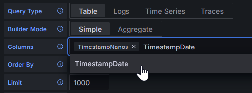 Пример выборки из таблицы-алиаса